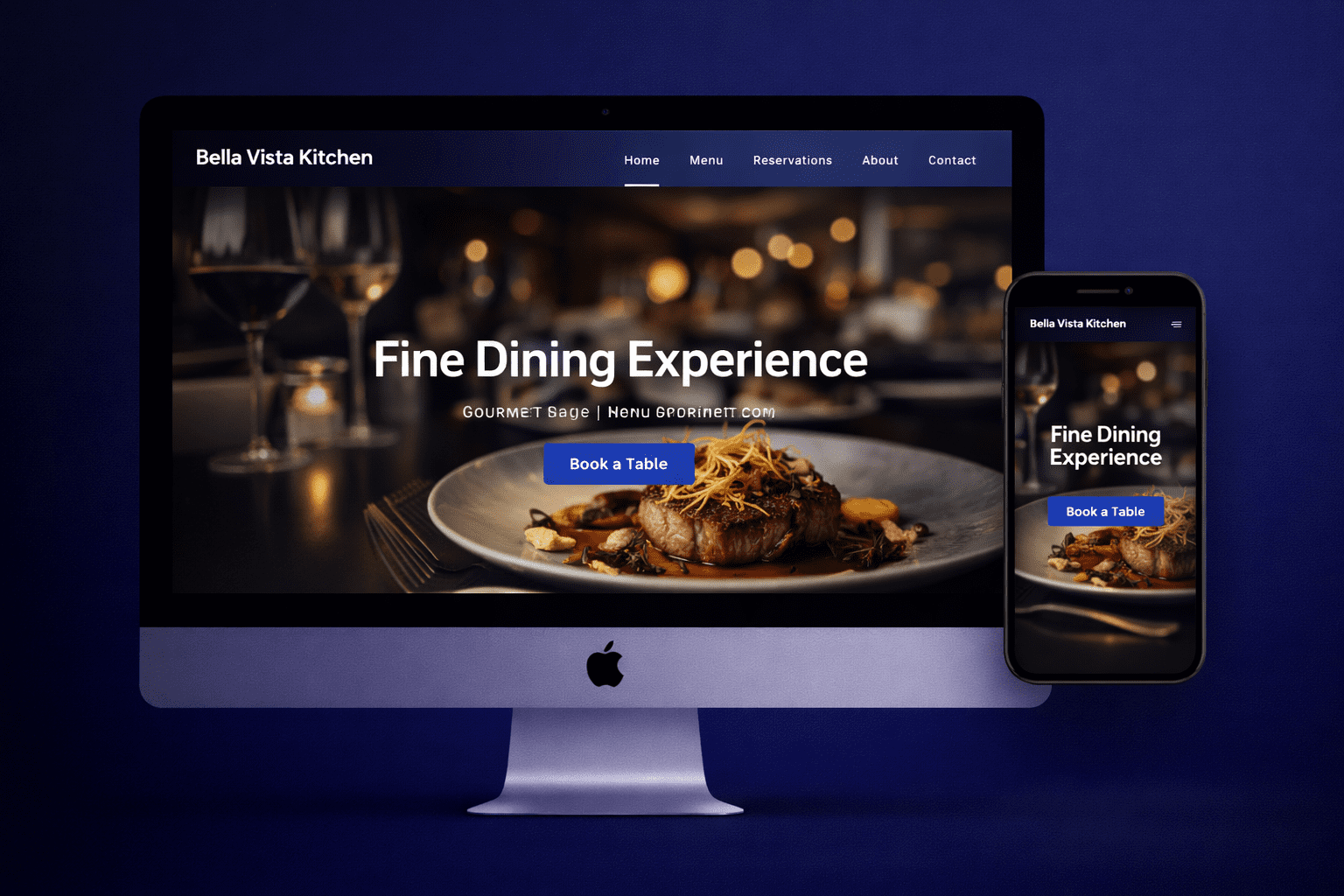 Fine Dining Experience — social media marketing Washington